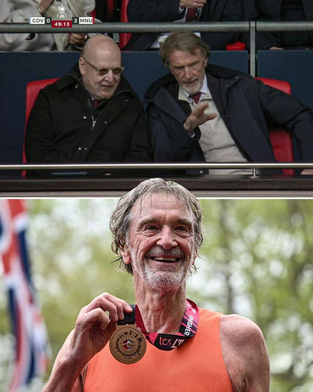 Ο συνιδιοκτήτης της Μάντσεστερ έτρεξε στον μαραθώνιο του Λονδίνου και πήγε… σφαίρα στο Γουέμπλεϊ runbeat.gr